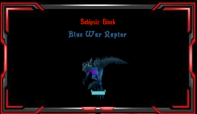 Blue War Raptor