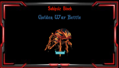 Golden War bettle