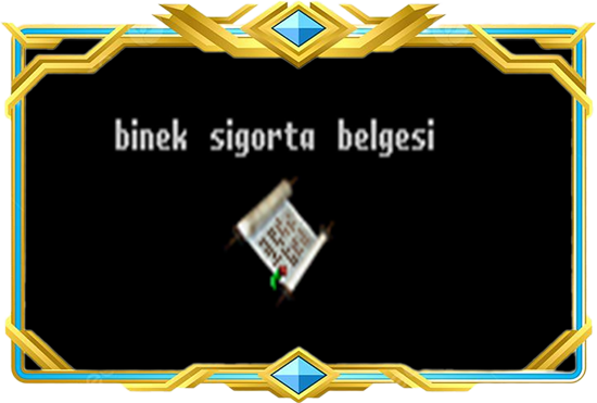Binek Sigorta Belgesi Deed